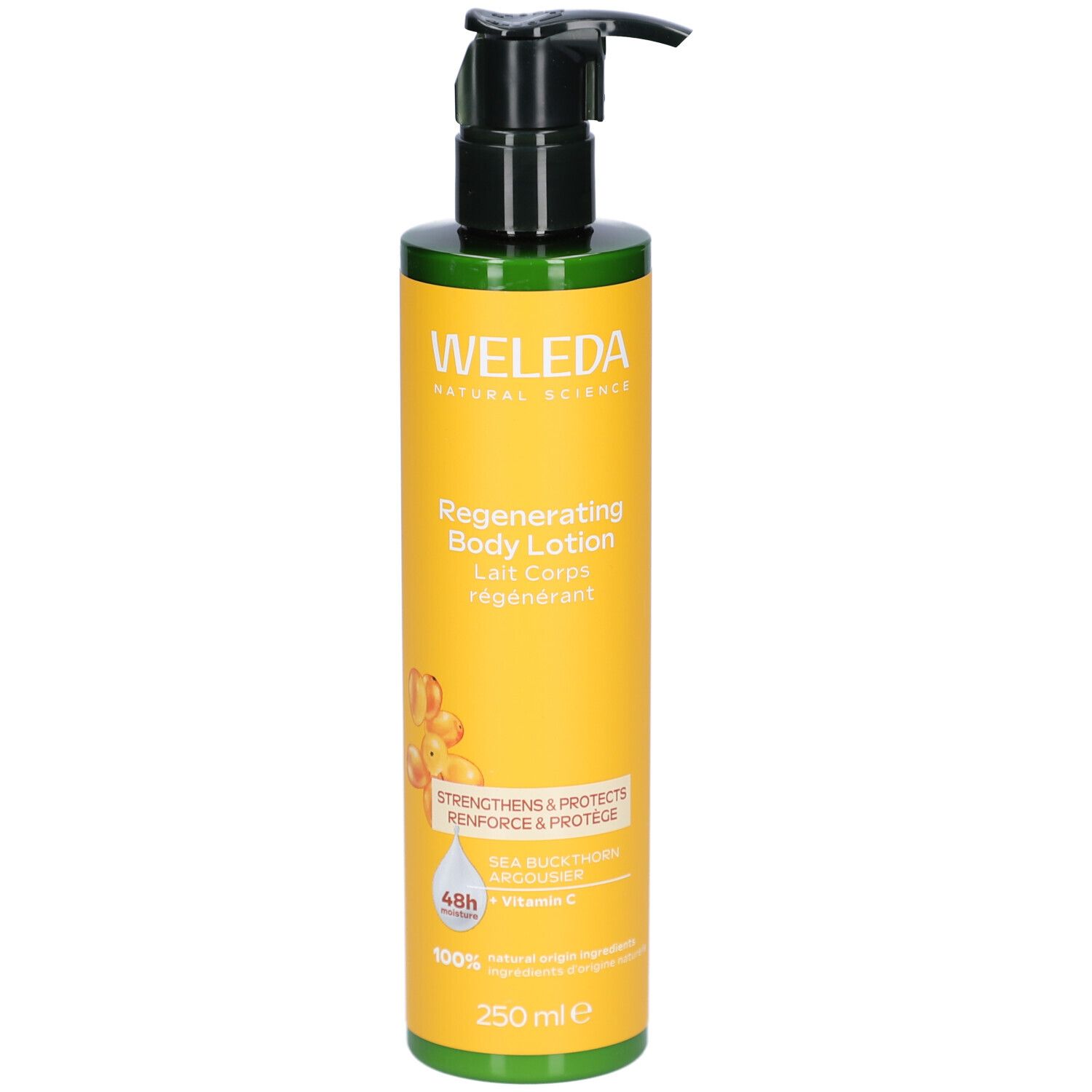 WELEDA Lait Corps régénérant Argousier 250 ml Lait