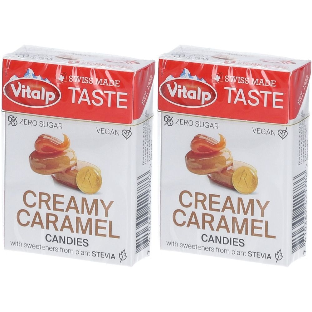VITALP Bonbons sans sucre Creamy Caramel 2x25 g Bonbon(S)