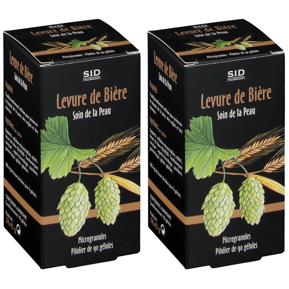SID Nutrition Levure de Bière 2x90 pc(s) Capsule(S)