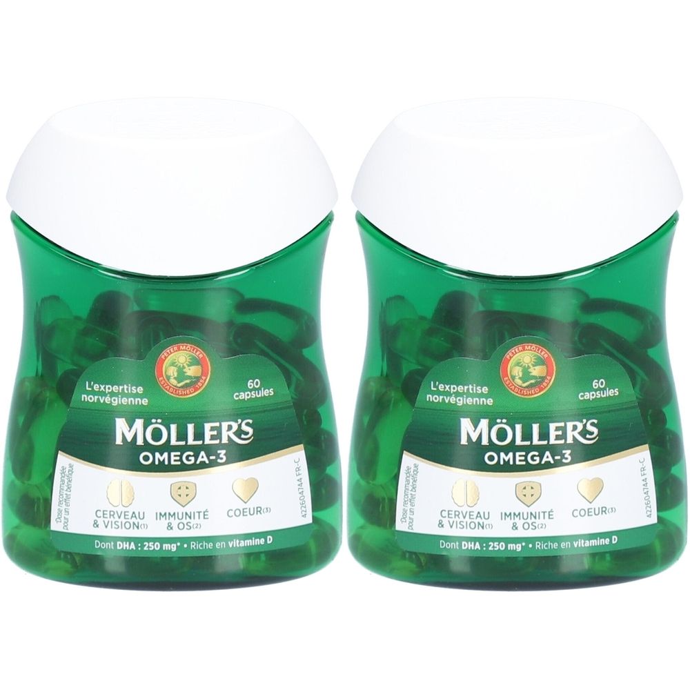Möller's Omega-3 Double 60 Capsules 2x60 pc(s) Capsule(S)