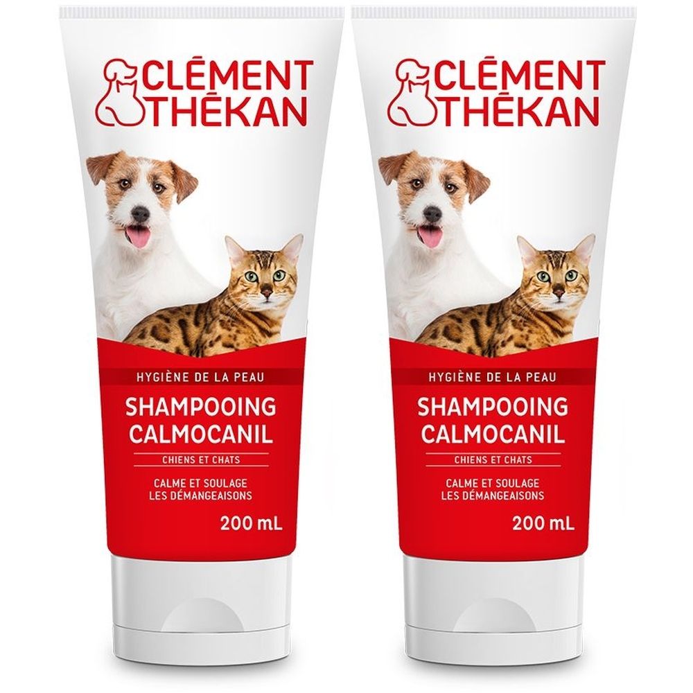 Clement Thekan Shampooing Anti-Démangeaisons Chien Chat 200ml 2x200 ml Shampooing