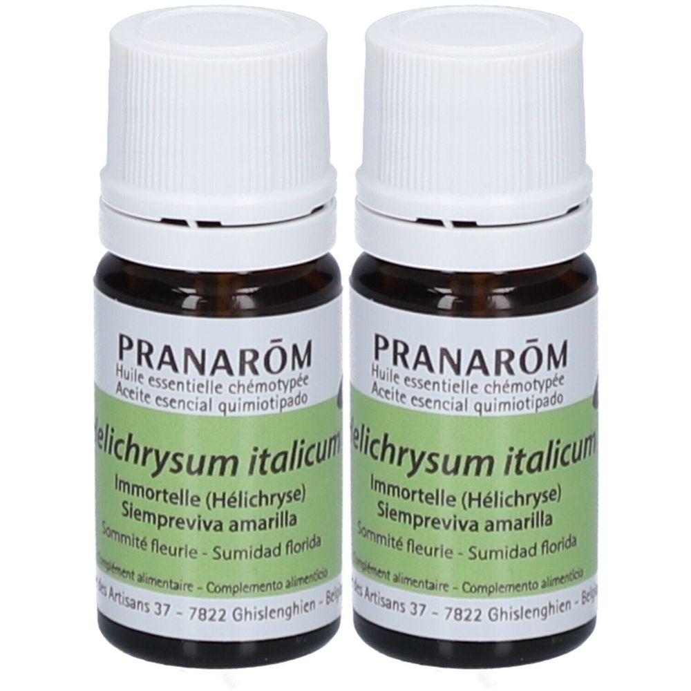 Pranarôm Huile Essentielle Immortelle Hélichryse Italienne 2x2 ml Huile