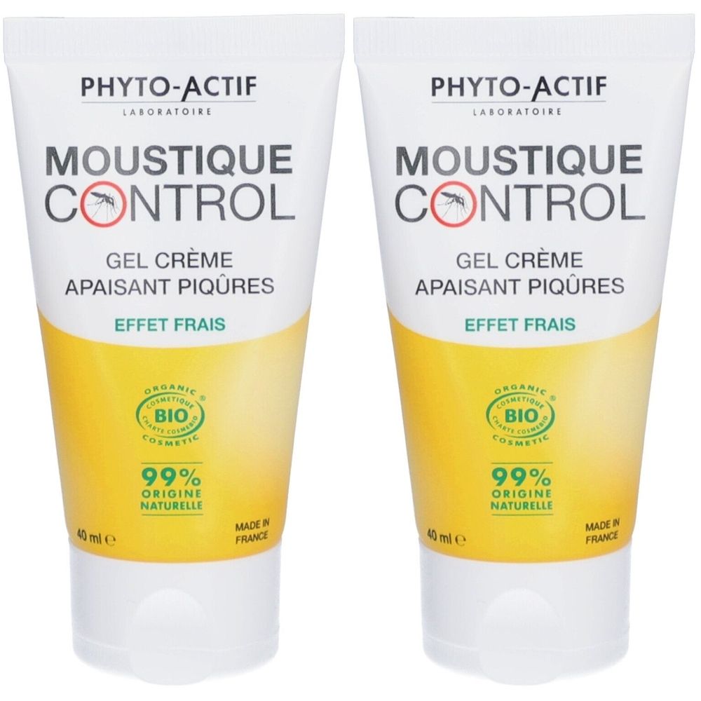 PHYTO-ACTIF Moustique Control Gel Crème 2x40 ml Gel(S)