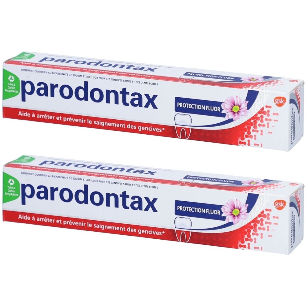 Parodontax Dentifrice Gel Fluor 2x75 ml Gel Dentaire