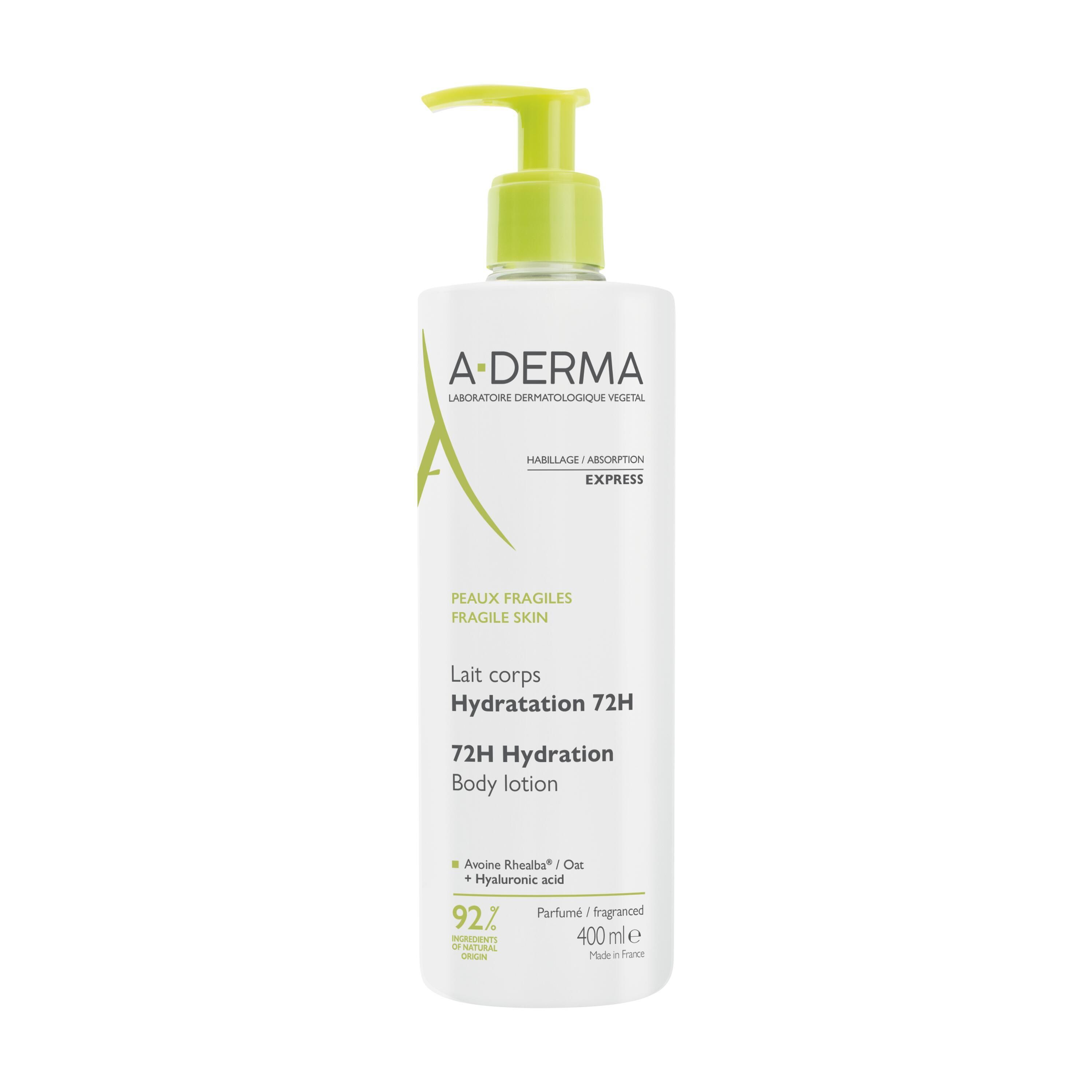 A-Derma Lait Corps Hydratation 72H Lotion Pour Le 400 Ml