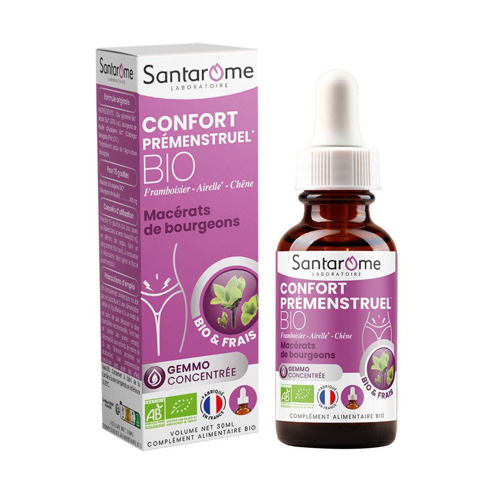SANTAROME Confort Prémenstruel Bio 30 ml Fluide