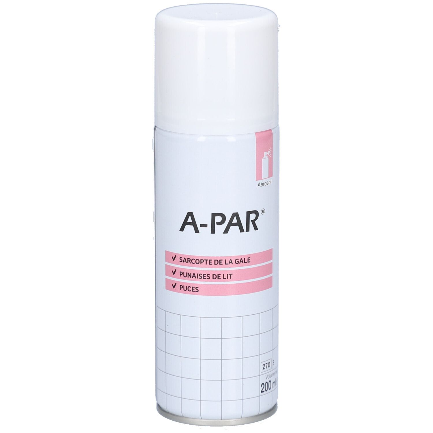 A-Par Aérosol Désinfectant antiparasitaire 200 ml Aérosol(S)
