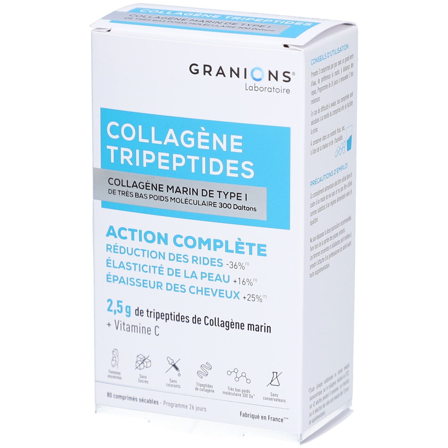 Granions Collagène Tripeptides Comprimé(S) 80 Pc(S)