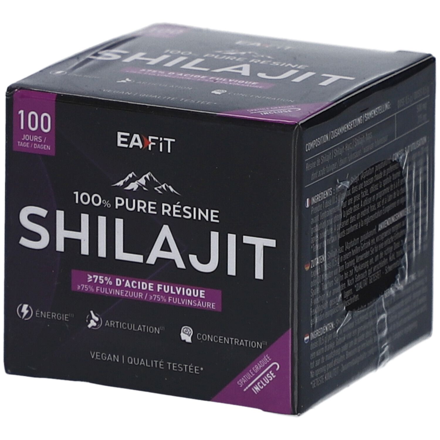 Eafit Ea-Fit Shilajit Pur En Résine - 500Mg Poudre Pour La Préparation D'une Solution 50 G Enfants