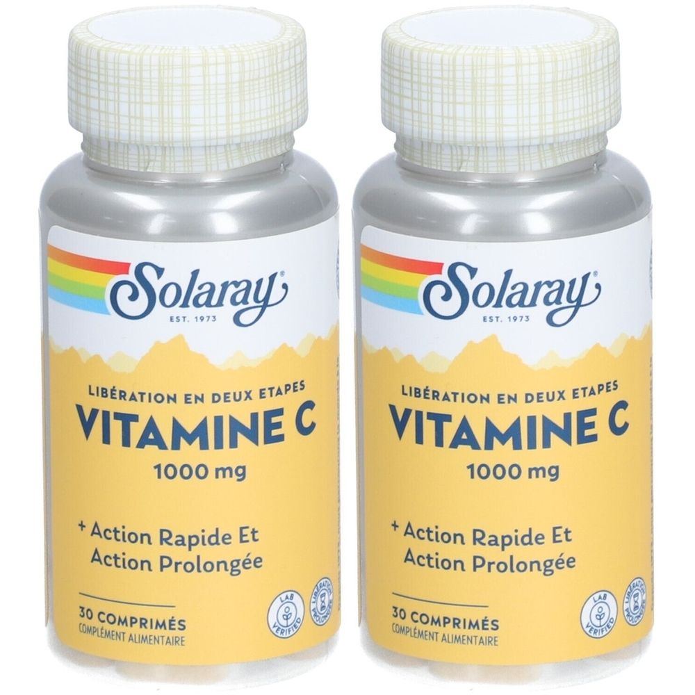 SOLARAY Vitamine C 2x30 pc(s) Comprimé(S)
