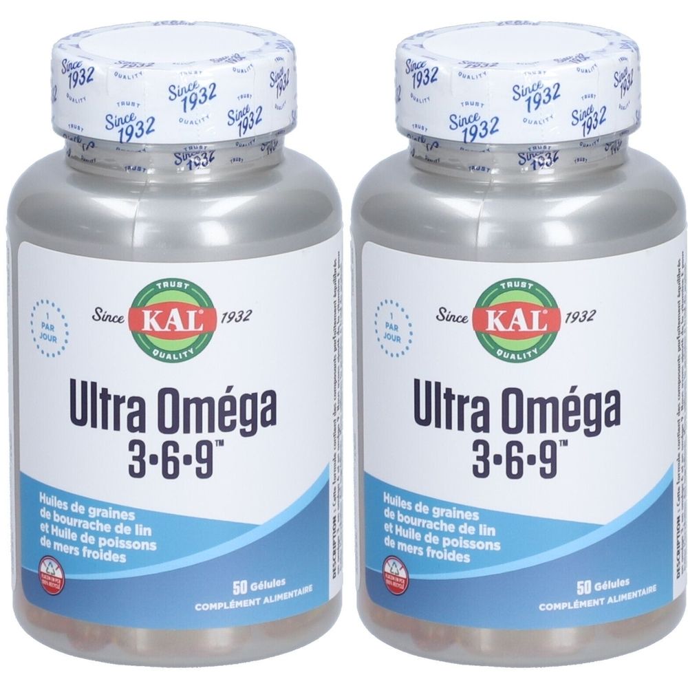 KAL Ultra Oméga 3-6-9 2x50 pc(s) Capsule(S)