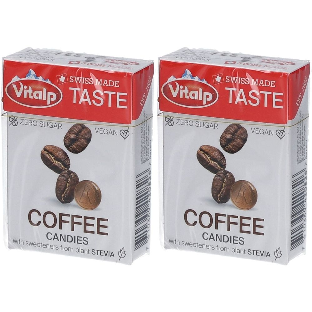 Vitalp Bonbons au café 2x25 g Bonbon(S)