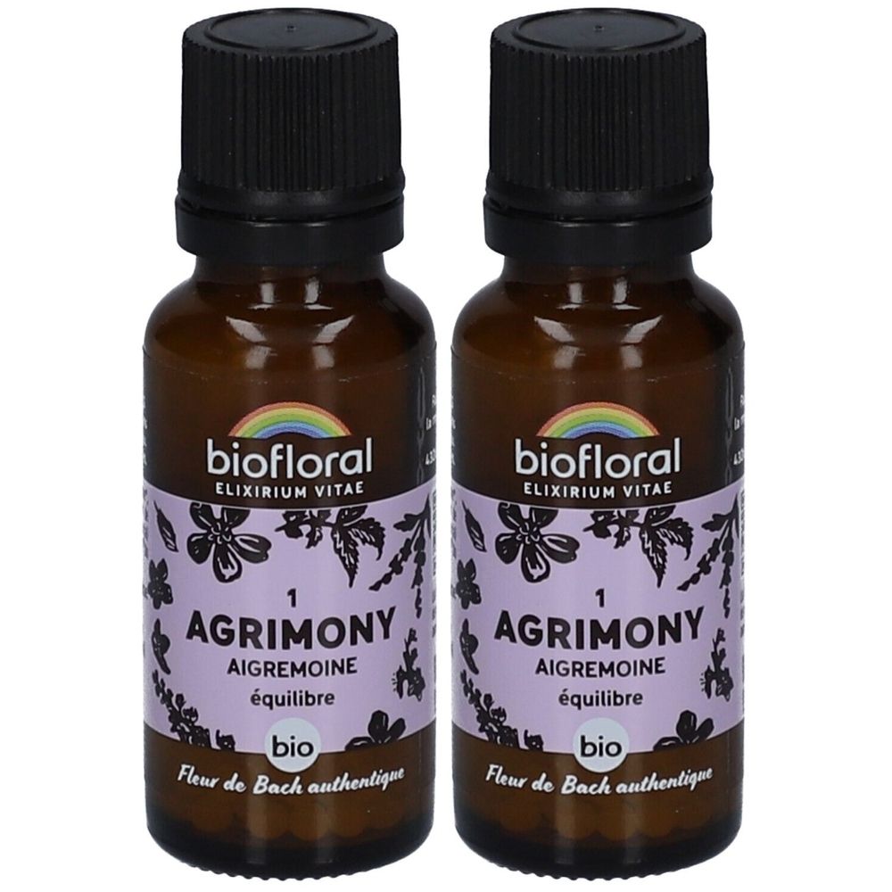 BIOFLORAL 01 Agrimony - Aigremoine Granulés 2x19 g