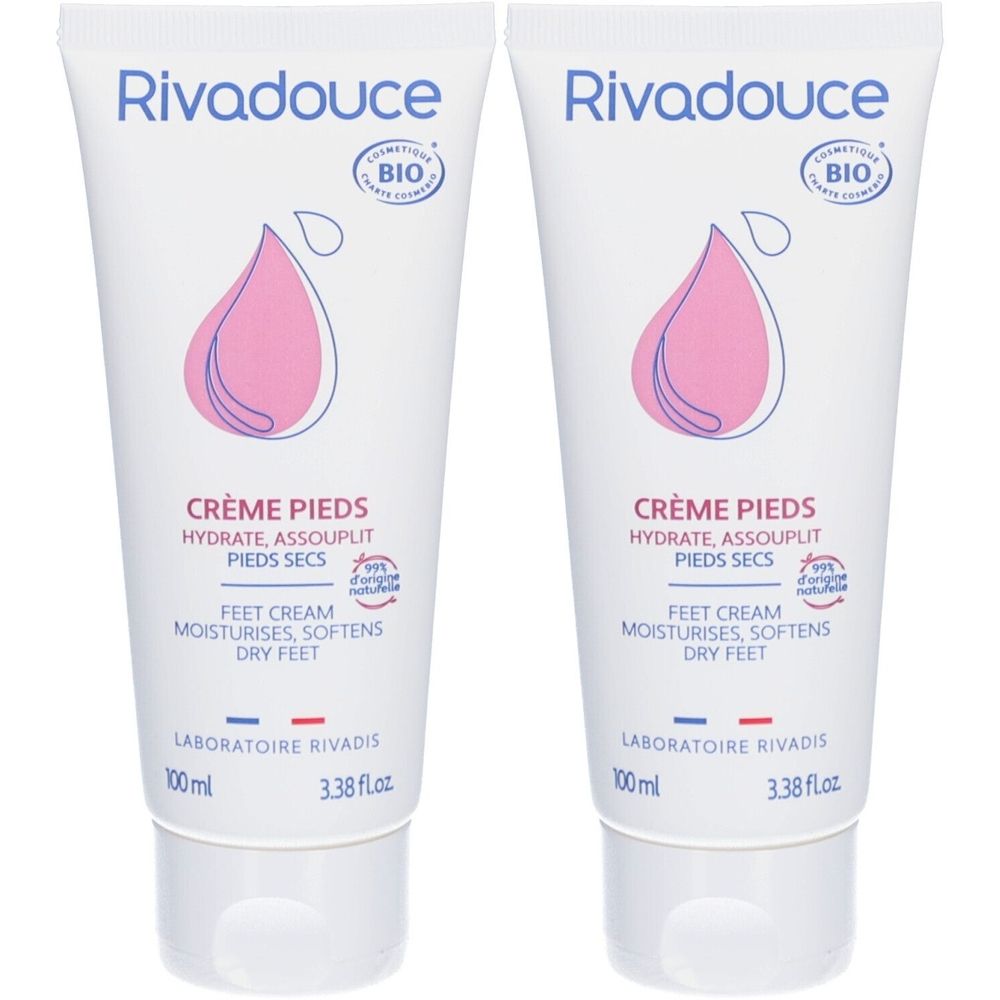 RIVADOUCE Crème Pieds 2x100 ml Crème