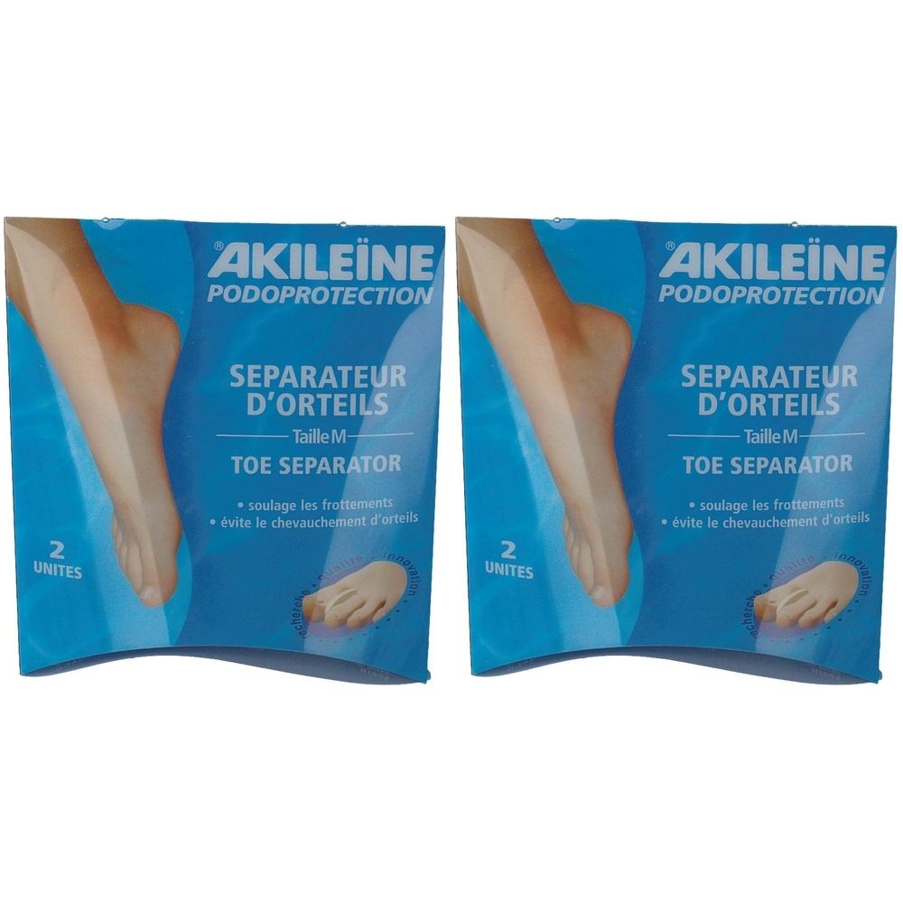 Akileine Séparateur d'Orteils demi lune 2x2 pc(s)