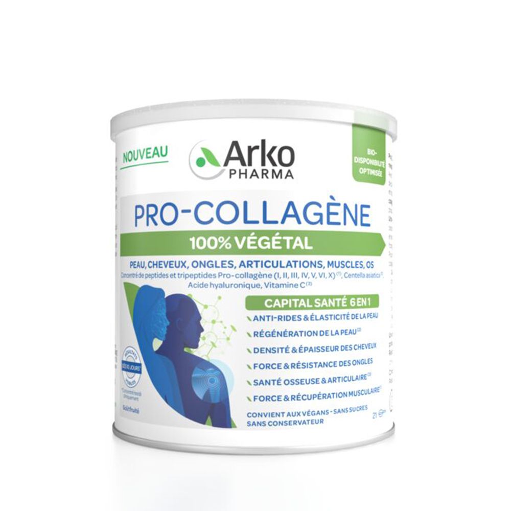 Arkopharma Pro-Collagène 100% Végétal Poudre Pour La Préparation D'une Solution 231 G Enfants