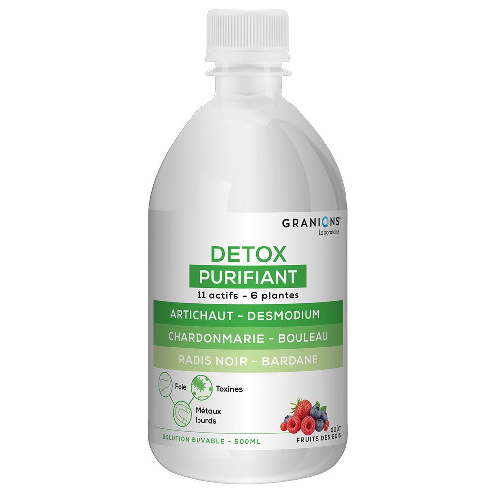 Granions Boisson Détox Purifiant Solution Orale 500 Ml Enfants
