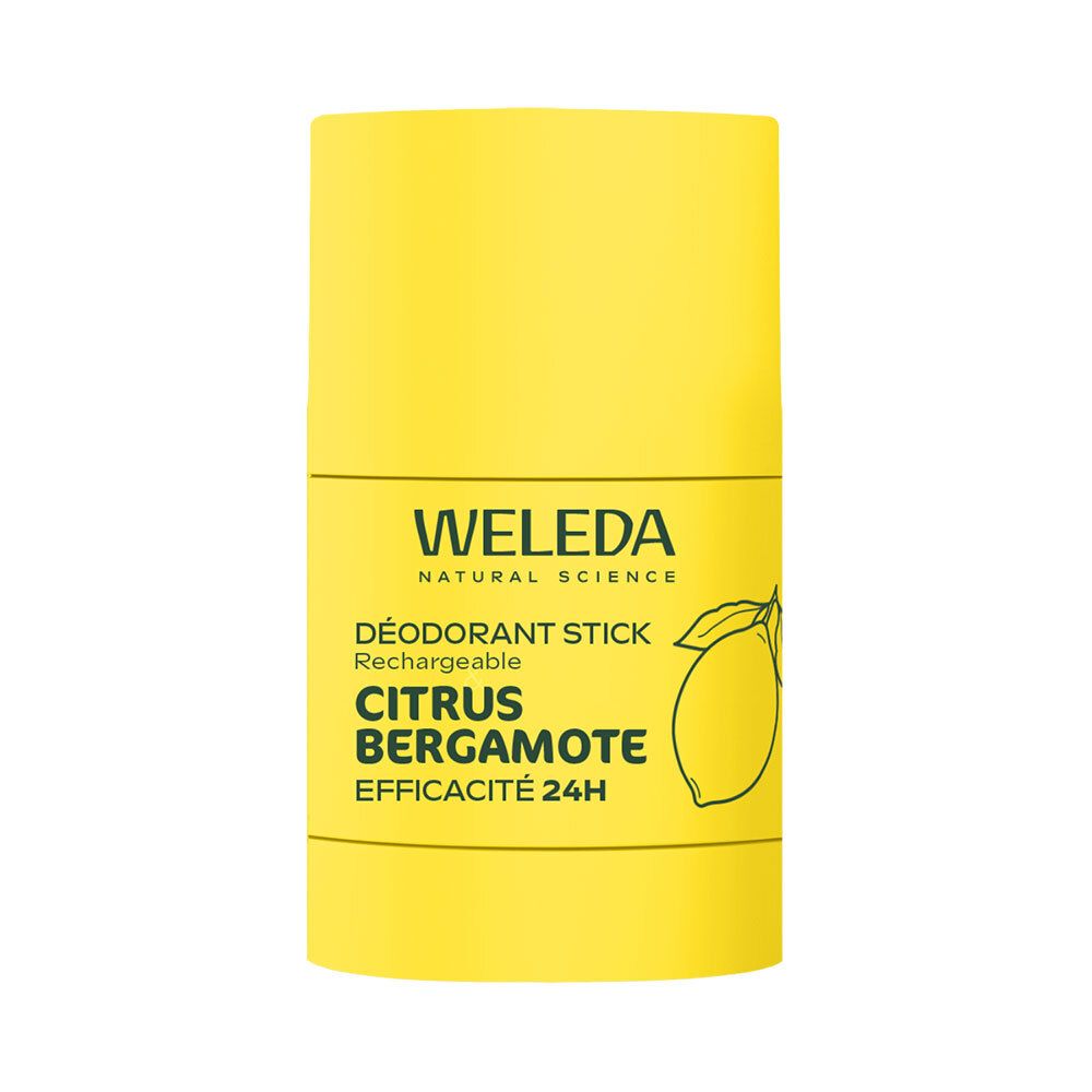 WELEDA - Déodorant Stick Rechargeable Citrus Bergamote 50g 50 g Déodorant