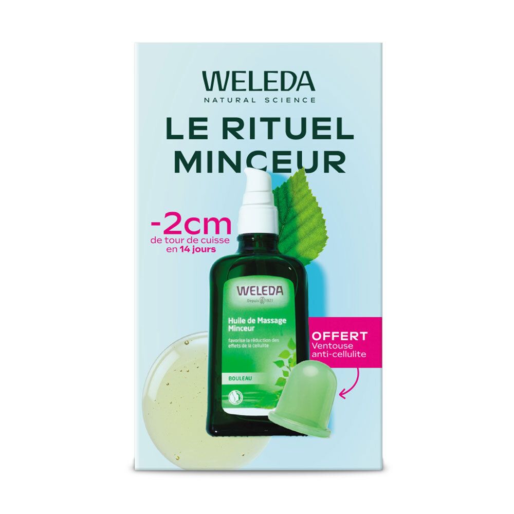 WELEDA - Offre HMM 100ml + Ventouse anti-cellulite offerte 100 ml Huile