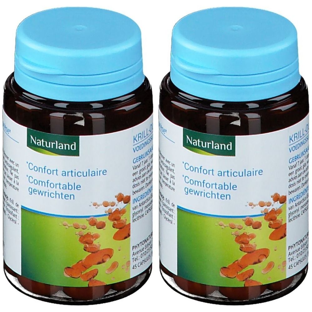 Naturland HUILE DE KRILL Capsule(S) Douce(S) 2x45 pc(s)