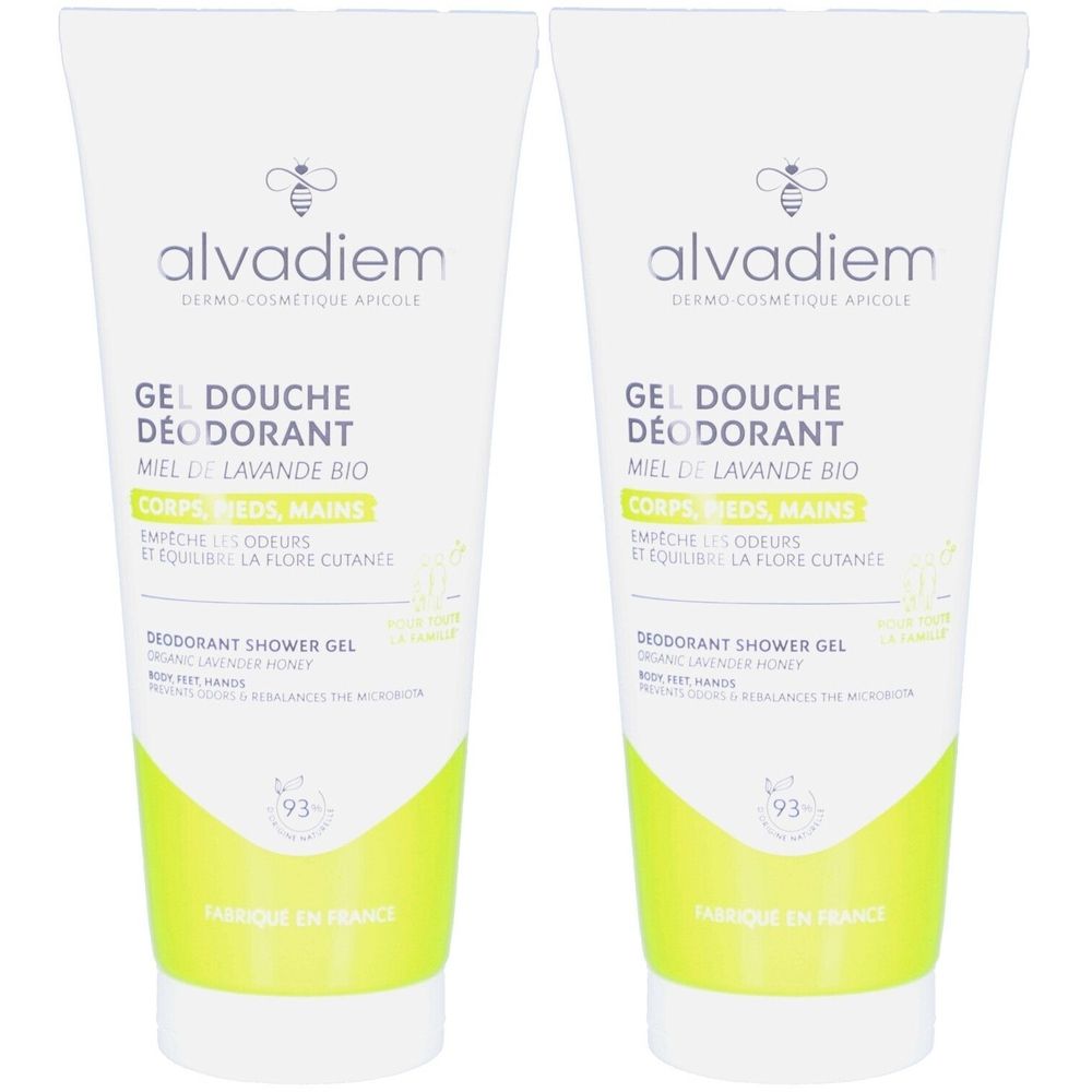 ALVADIEM Gel Douche Déodorant not relevant 2x200 ml