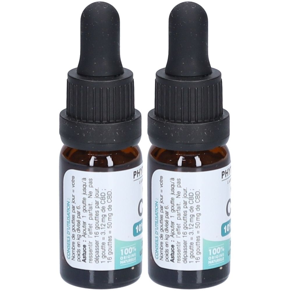 PHYTO-ACTIF Huile CBD 10% 2x10 ml Huile