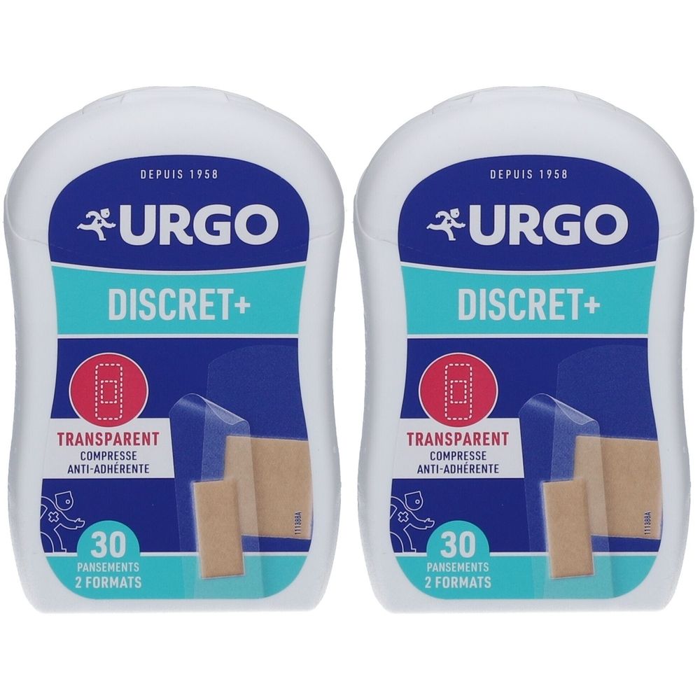 URGO Discret + 2x1 pc(s) Pansement(S)