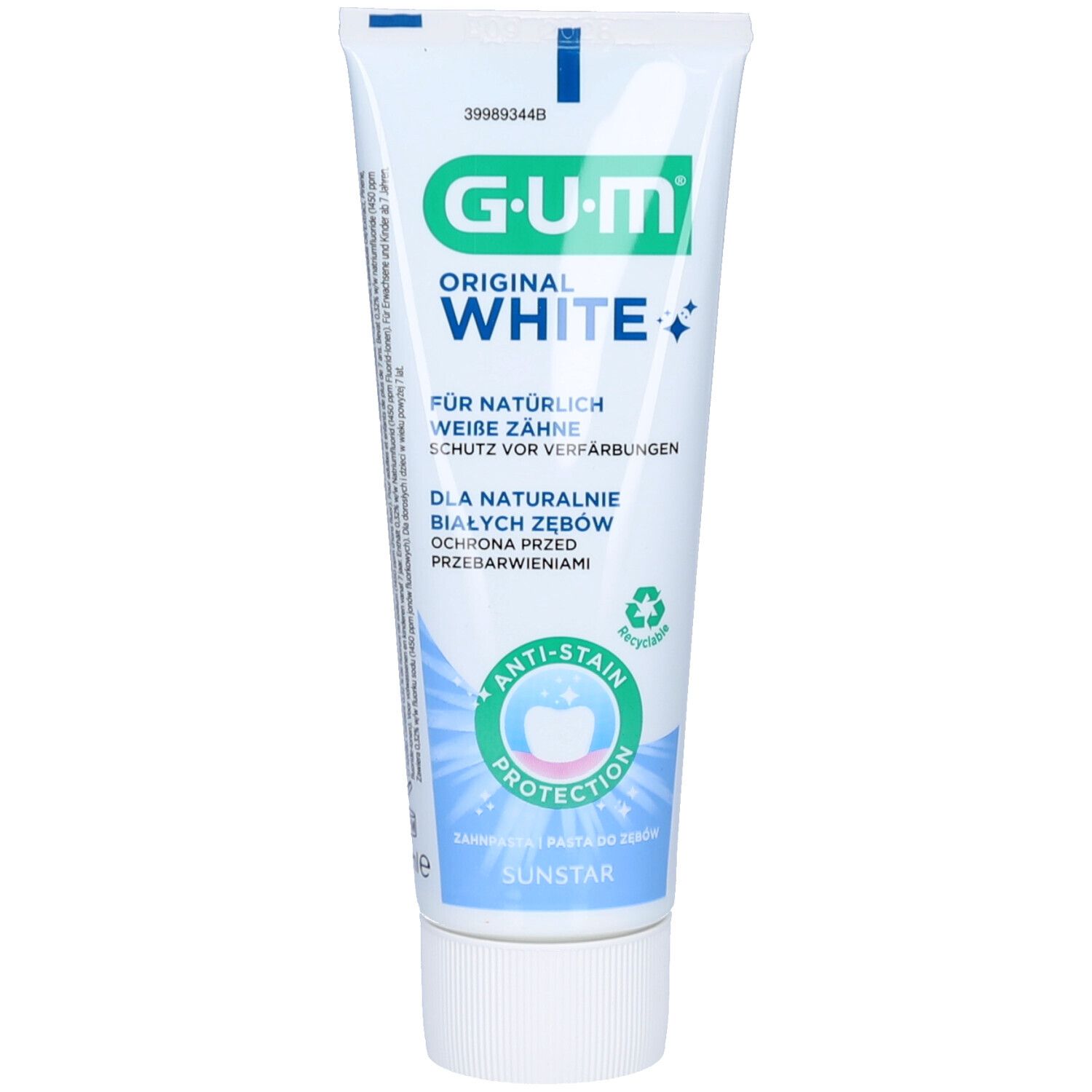 Gum Original White Dentifrice(S) 75 Ml