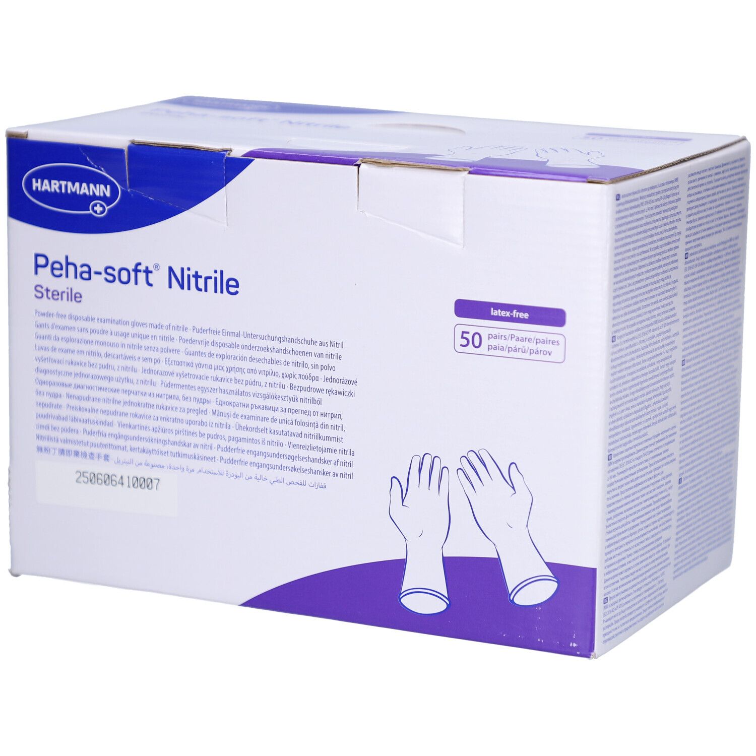 Hartmann Peha-soft nitrile stérile sans poudre Gant(S) 100 pc(s)