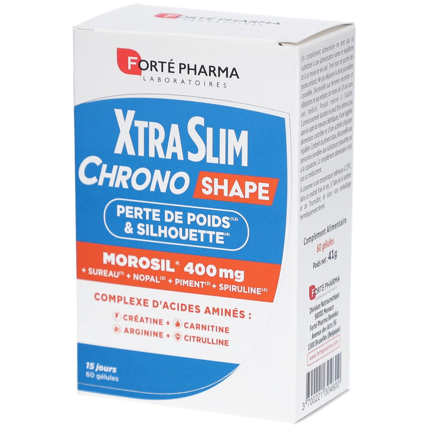 Forté Pharma Fortepharma Xtraslim Chrono Shape Capsule(S) 60 Pc(S) Enfants