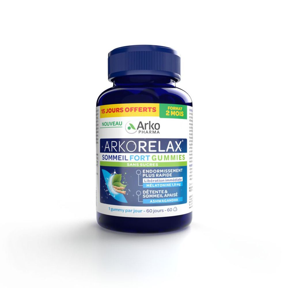 Arkorelax Arko Pharma Sommeil Fort Gummies 60 Pc(S)