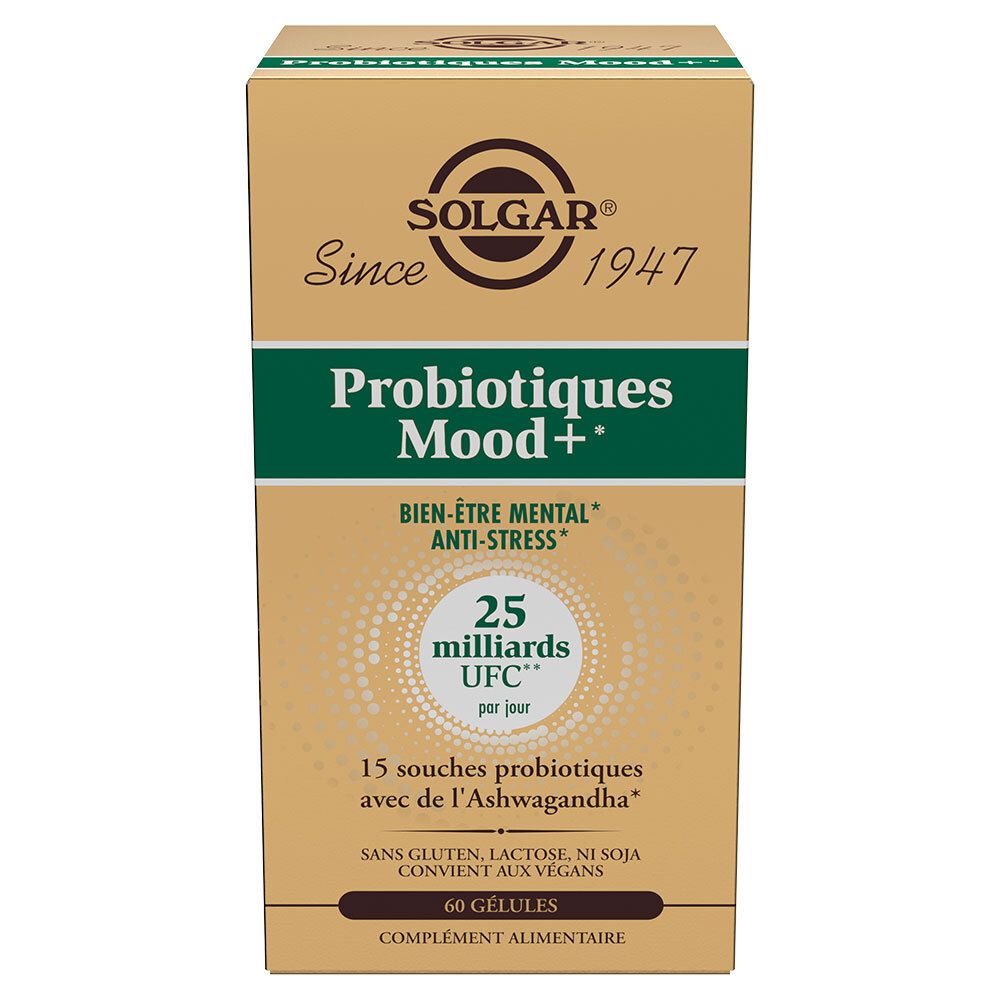 Solgar Probiotiques Mood + Capsule(S) 60 Pc(S)