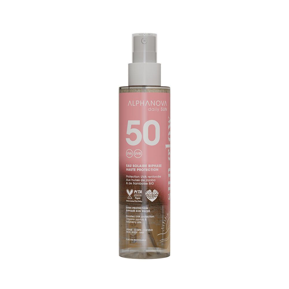 Alphanova Eau solaire biphase SPF 50 125 ml Spray