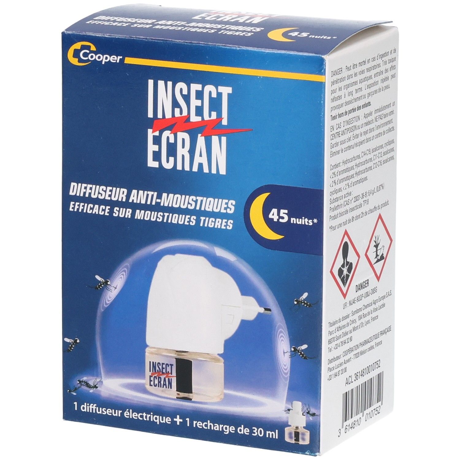 Insect Ecran Diffuseur Electrique 1 pc(s) Appareil