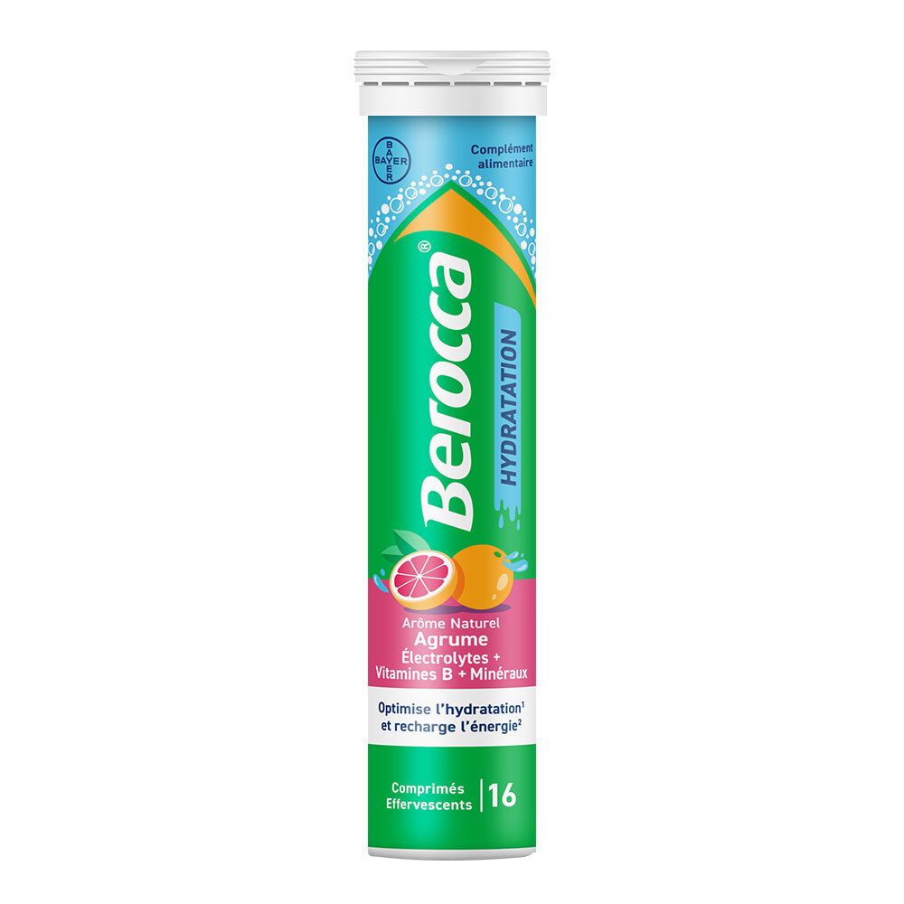 Berocca Hydratation Agrume Comprimés Effervescents 62,11 G