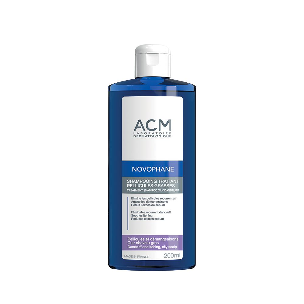 Acm Shampoing Traitant Pellicules grasses 500 ml Shampooing