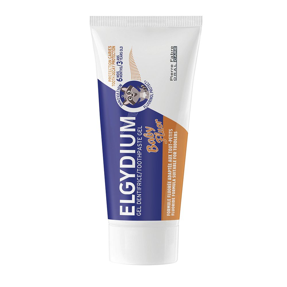 Elgydium Baby Fluor Gel Dentifrice - Bébé 6 Mois / 3 Ans Gel Dentaire 30 Ml Tout-Petit