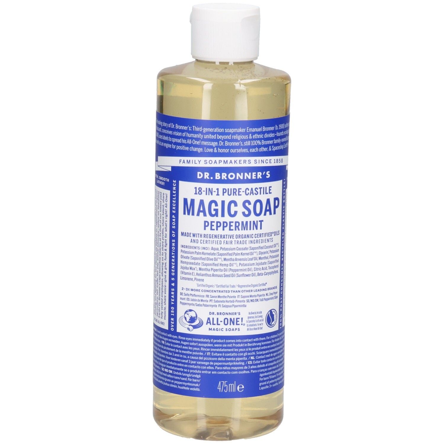 Dr. Bronner's Jabón Líquido Menta 475Ml - Image 2