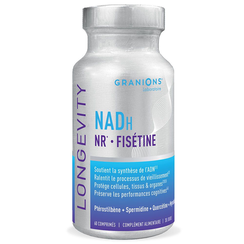 Pdm To Be Maintained Granions Longevity Au Nadh Comprimé(S) 60 Pc(S) Enfants