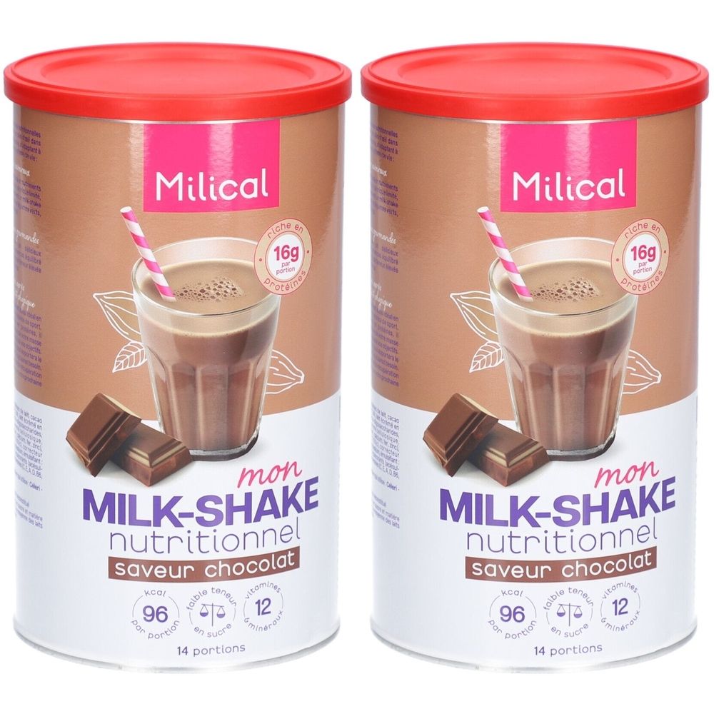 MILICAL Ma Boisson Nutritionnelle Saveur Chocolat Poudre 2x420 g