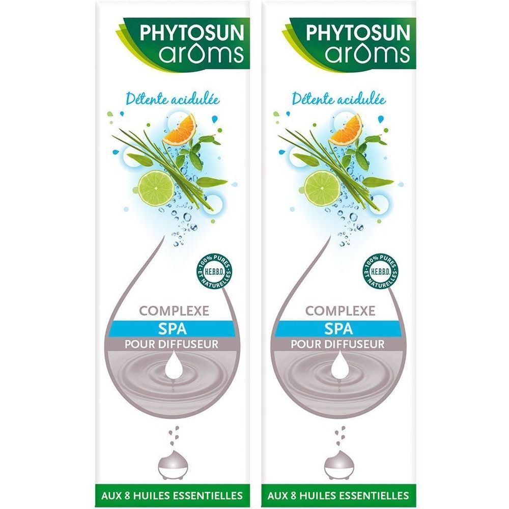 Phytosun Arôms Huiles Diffuseur Complexe Spa 30ml 2x30 ml Huile