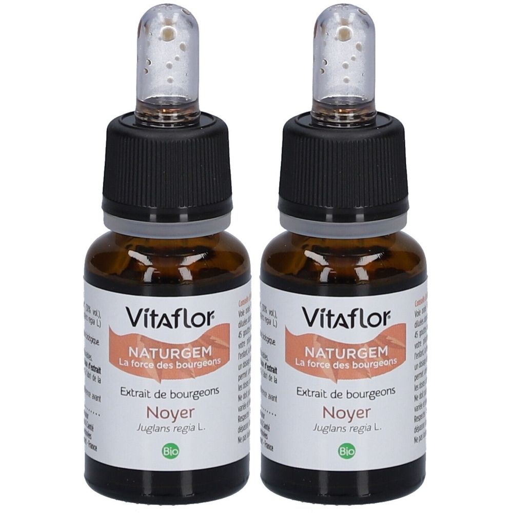 Vitaflor Extrait de Noyer bio 2x15 ml Extrait