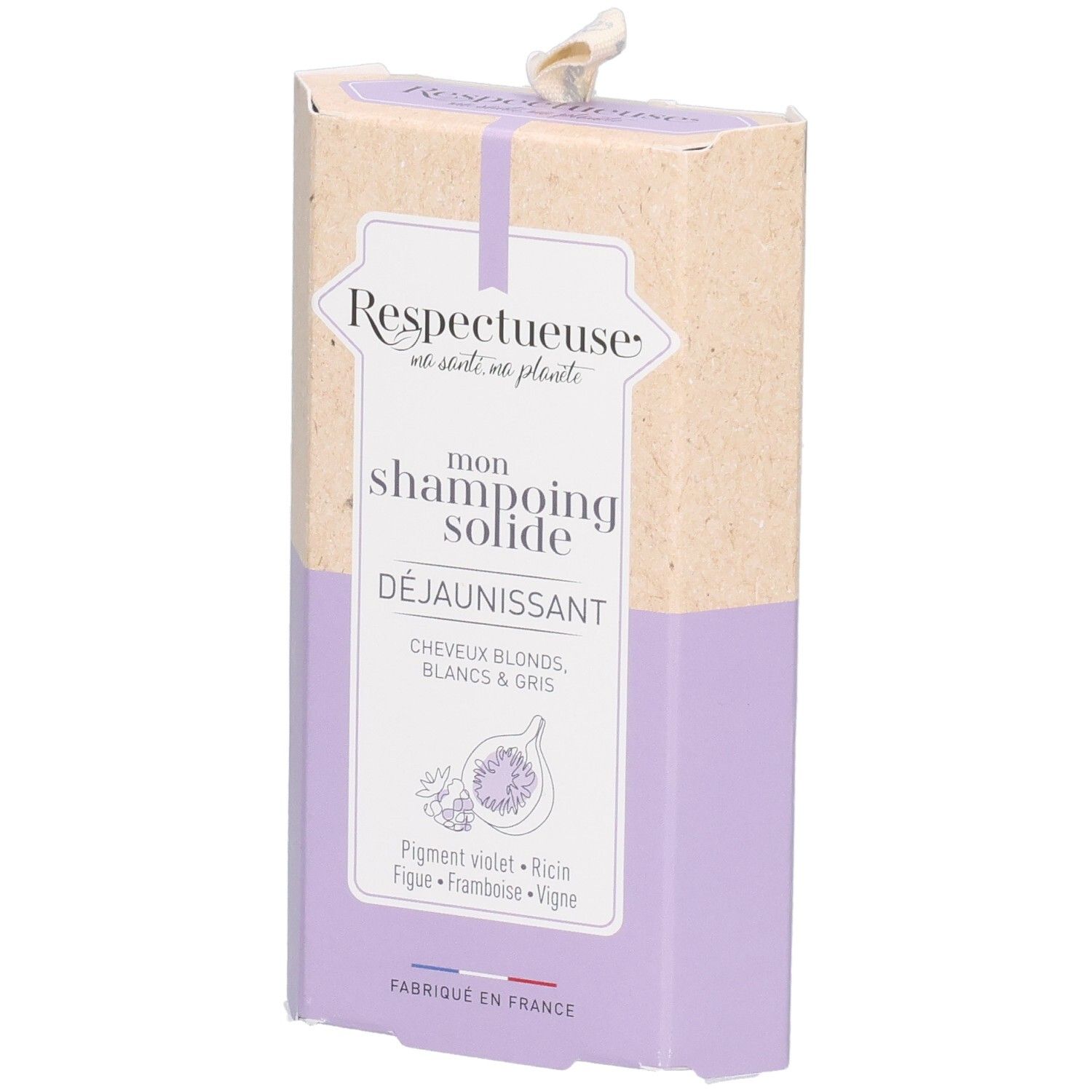 Respectueuse Mon Shampoing Solide Déjaunissant 75 g Shampooing