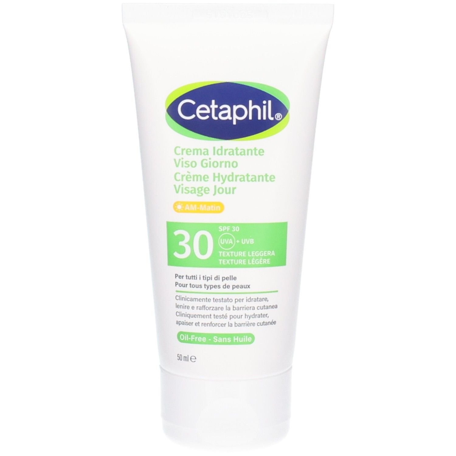 Cetaphil Crème Hydratante Visage Jour Spf30 Pour La Peau 50 Ml