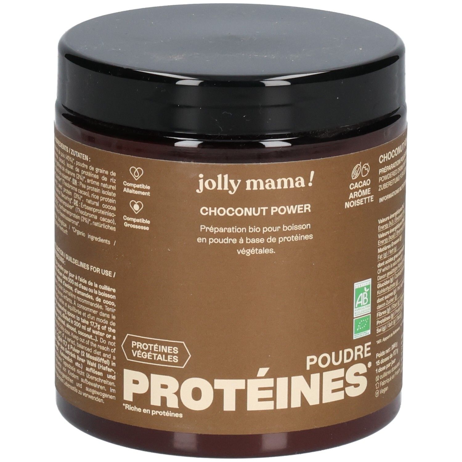 Jolly Mama Choconut Power Poudre 266 g