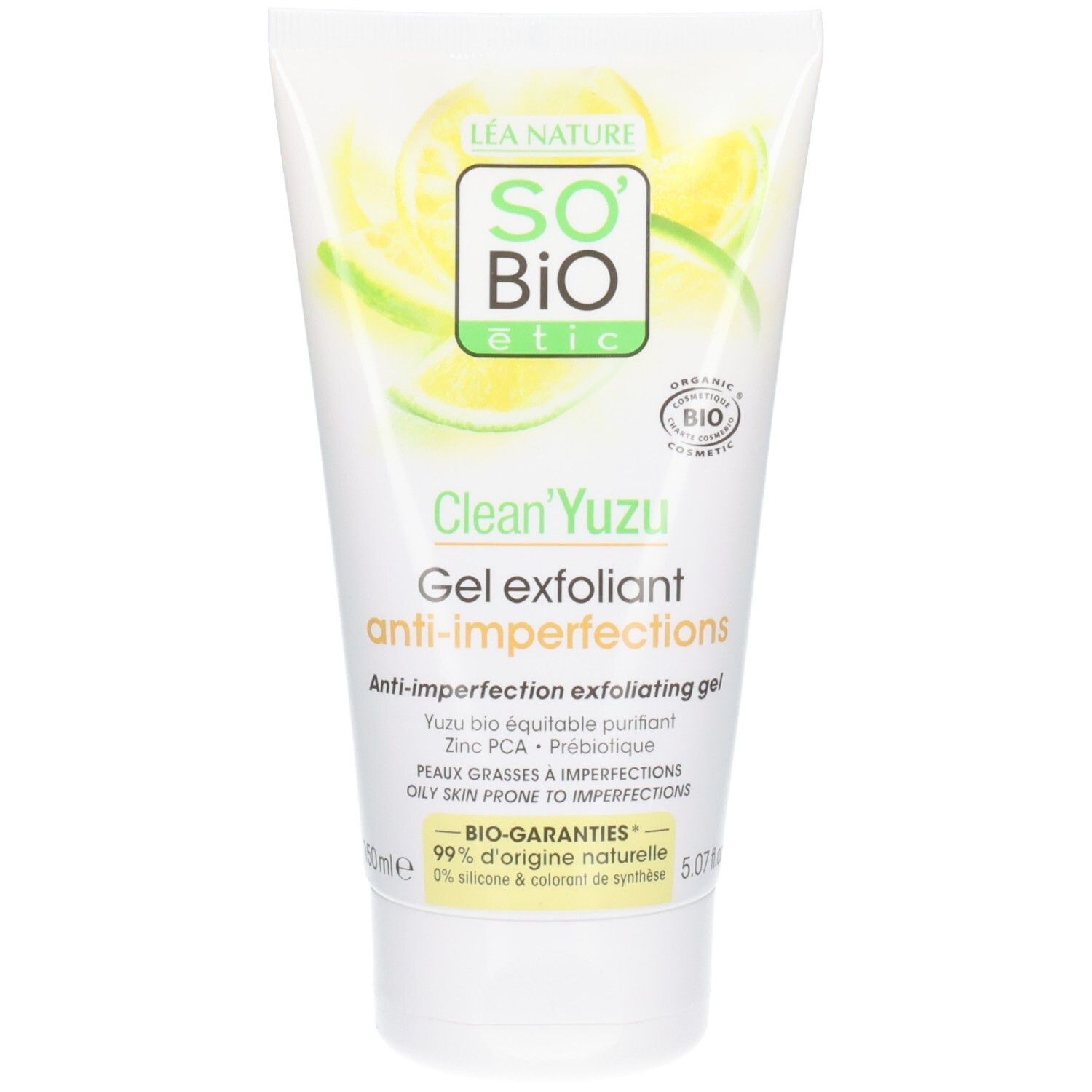 So Bio Etic Clean'Yuzu Gel Exfoliant Anti-Imperfections 150 ml Gel(S)