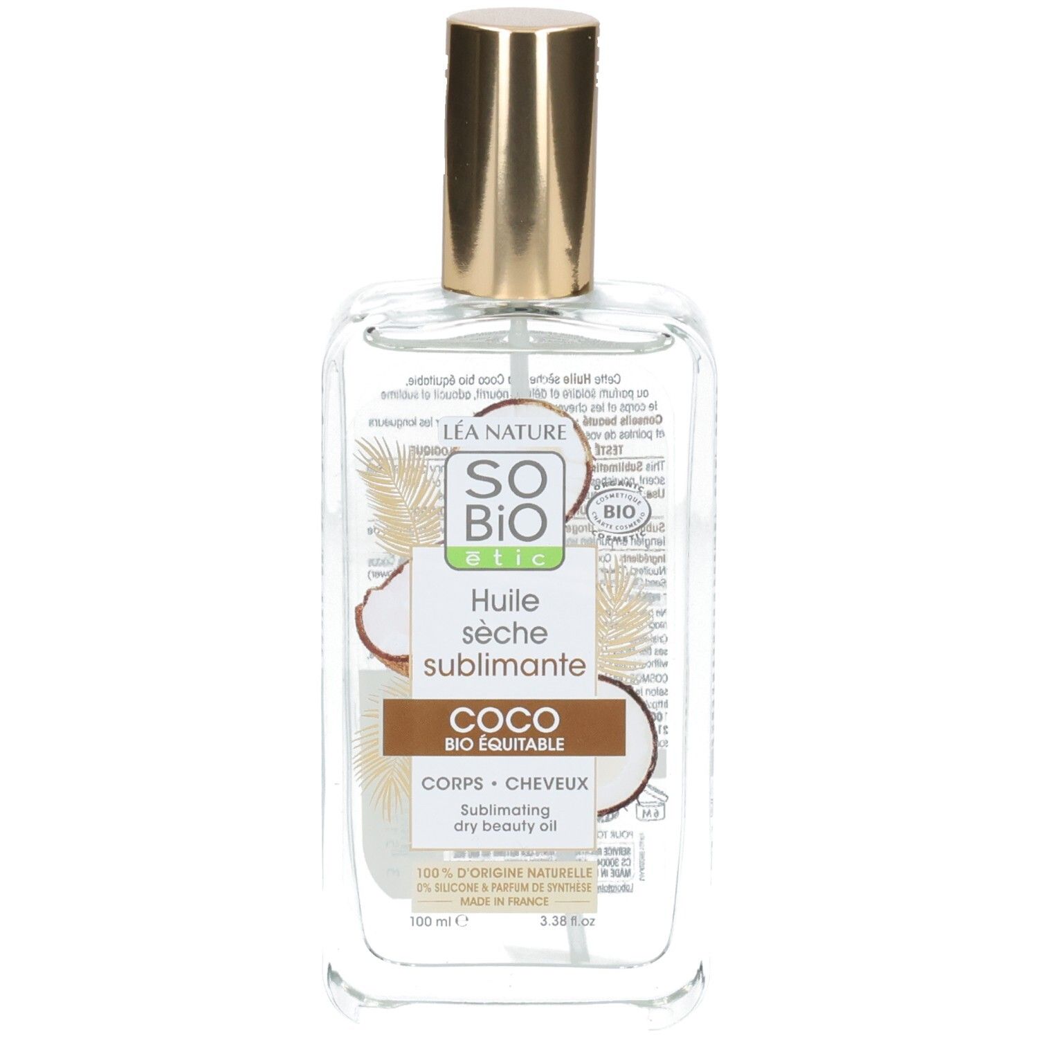 So Bio Etic Huile Sèche Sublimante Coco 100 ml Huile