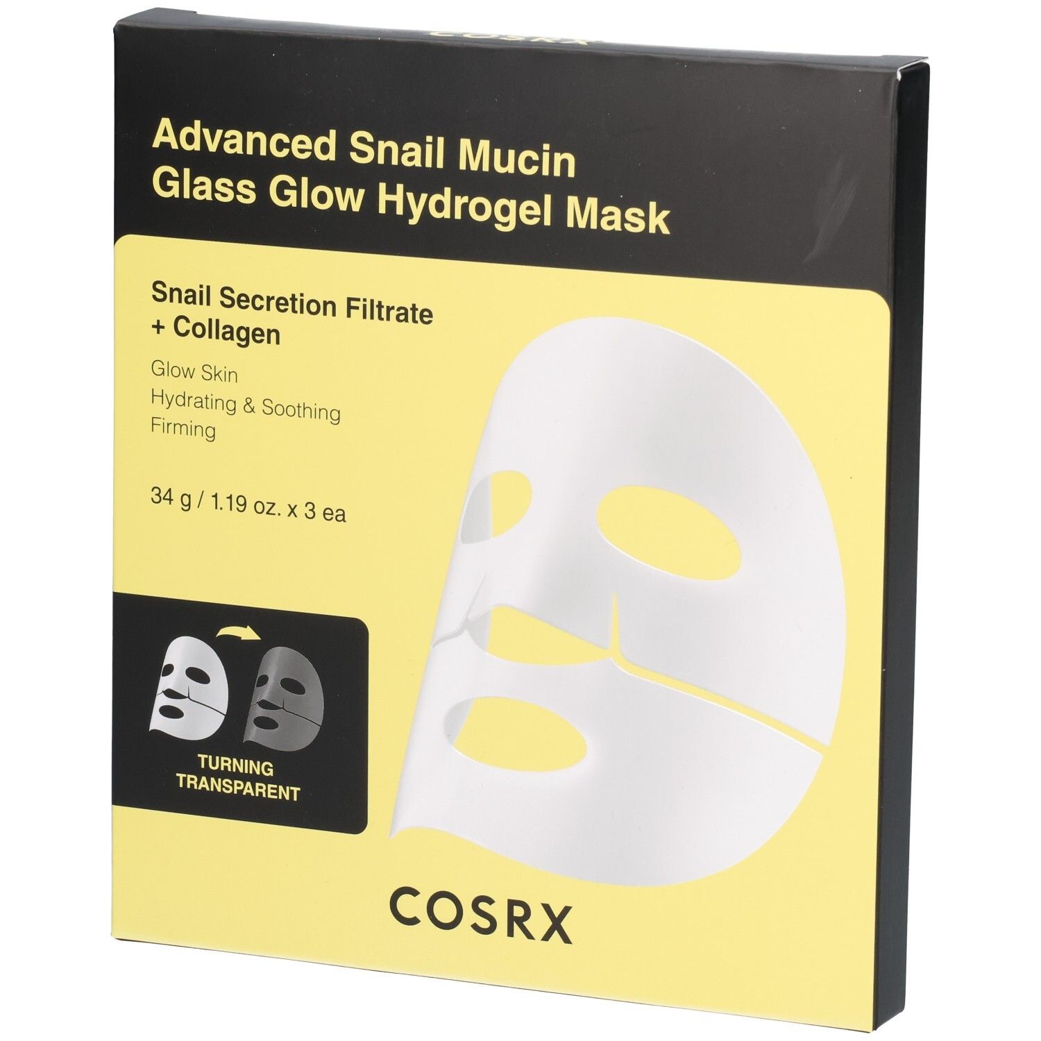 Cosrx Advanced Snail Mucin Glass Glow Hydrogel Mask Masque 102 G product image