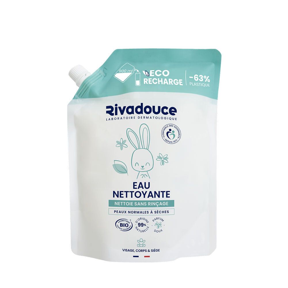Rivadouce Éco-recharge Eau Nettoyante 900 ml Produit(S) Nettoyant(S)