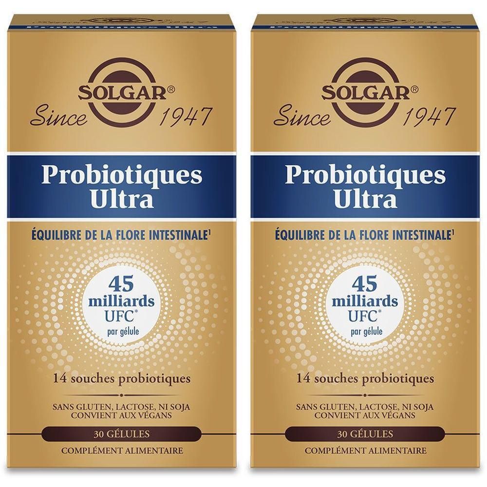 SOLGAR Probiotiques Ultra 2x30 pc(s) Capsule(S)